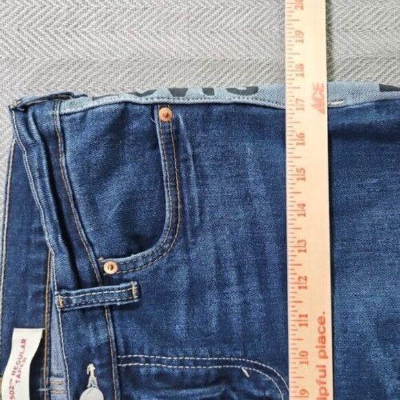 Levi's 502 Jean 20Reg Blue Tapered Leg Denim Tag 30x30 LEVI'S Spelled Out On Leg - Picture 14 of 16